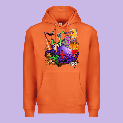 Zombie Nurse   Halloween Premium Hoodie Designed By Adodesignshop
