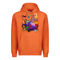 Carrot zombie nurse   halloween Premium Hoodie - AdoDesignShop