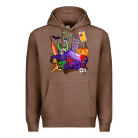 Chestnut zombie nurse   halloween Premium Hoodie - AdoDesignShop