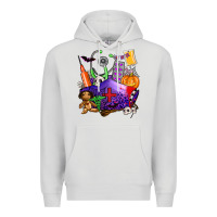 Dove Grey zombie nurse   halloween Premium Hoodie - AdoDesignShop
