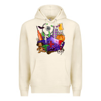 Tofu zombie nurse   halloween Premium Hoodie - AdoDesignShop