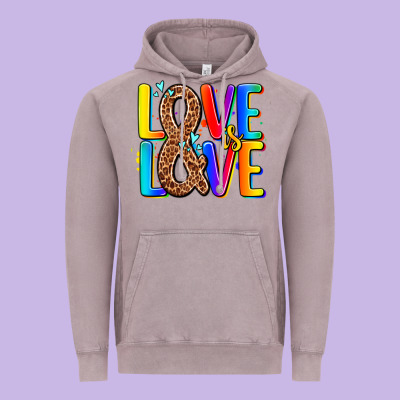 Pride Lgbtqi Love Is Love Vintage Hoodie Designed By Adodesignshop