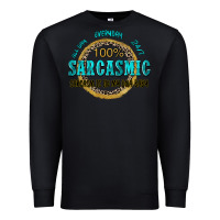 Black all day everyday 247 100 sarcasmic sarcasm is in m Premium Sweatshirt - Zillion Design Studio