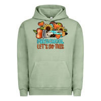 Pigment Oil Green preschool let's do this Urban Hoodie - JahusDesignShop