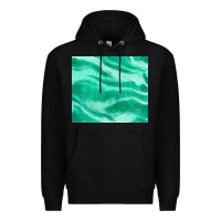 Black green glitter Premium Hoodie - JahusDesignShop