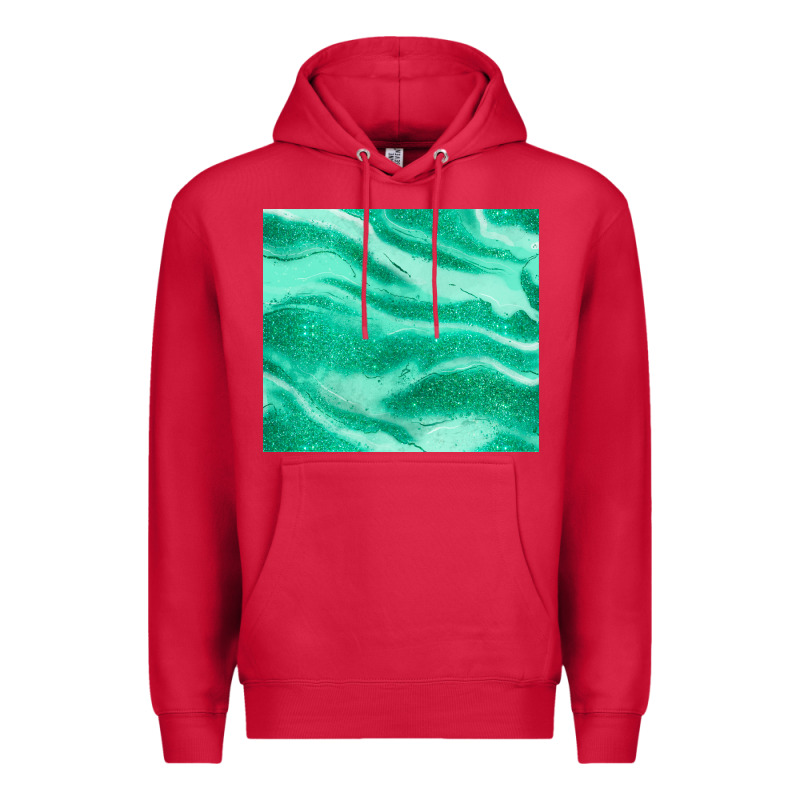 Green Glitter Premium Hoodie by JahusDesignShop | Teevron