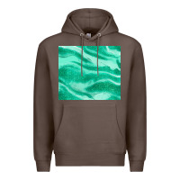 Coffee green glitter Premium Hoodie - JahusDesignShop