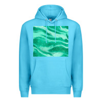Ocean Blue green glitter Premium Hoodie - JahusDesignShop