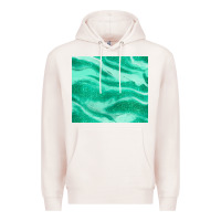 Pale Pink green glitter Premium Hoodie - JahusDesignShop