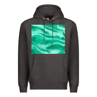 Smoke green glitter Premium Hoodie - JahusDesignShop