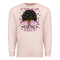 Pale Pink my crystal ball says you are full of Premium Sweatshirt - Zillion Design Studio