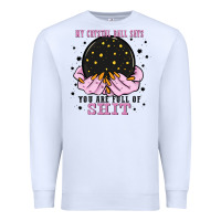 White my crystal ball says you are full of Premium Sweatshirt - Zillion Design Studio
