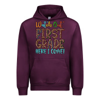 Mauve Wine watch out first grade here i come! Urban Hoodie - JahusDesignShop