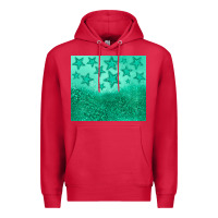 Cardinal green glitter star Premium Hoodie - JahusDesignShop