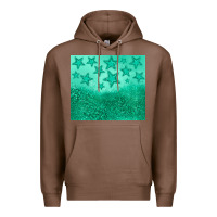 Chestnut green glitter star Premium Hoodie - JahusDesignShop
