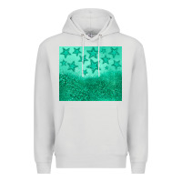 Dove Grey green glitter star Premium Hoodie - JahusDesignShop