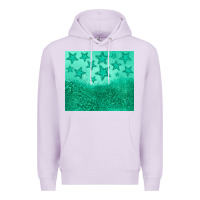 Lilac green glitter star Premium Hoodie - JahusDesignShop
