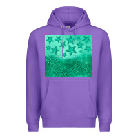 Purple green glitter star Premium Hoodie - JahusDesignShop