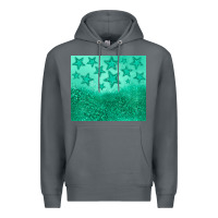 Rock green glitter star Premium Hoodie - JahusDesignShop