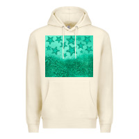 Sandshell green glitter star Premium Hoodie - JahusDesignShop