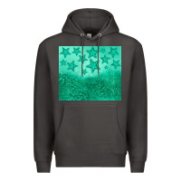 Smoke green glitter star Premium Hoodie - JahusDesignShop