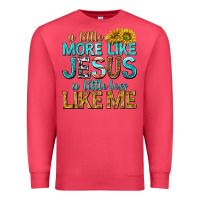 Cardinal a little more like jesus a little less like me Premium Sweatshirt - texasbilliewilder