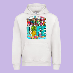 Nurse Life Summer Urban Hoodie Designed By Adodesignshop