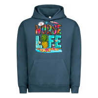Pigment Midnight Navy nurse life summer Urban Hoodie - AdoDesignShop