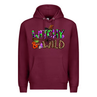Burgundy witchy and wild Premium Hoodie - AdoDesignShop