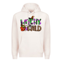 Pale Pink witchy and wild Premium Hoodie - AdoDesignShop