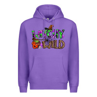 Purple witchy and wild Premium Hoodie - AdoDesignShop