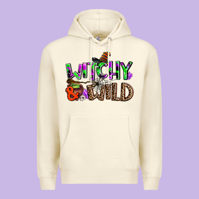 Witchy And Wild Premium Hoodie Designed By Adodesignshop