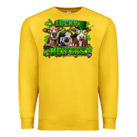 Lemon St Patricks Day Lucky Heifers Premium Sweatshirt - RanaPortraitStore