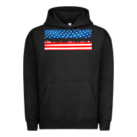 Pigment Black usa ice cream and popsicles Urban Hoodie - AdoDesignShop