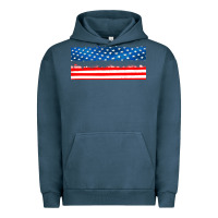 Pigment Midnight Navy usa ice cream and popsicles Urban Hoodie - AdoDesignShop