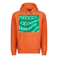 Carrot green glitter heart Premium Hoodie - JahusDesignShop