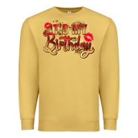Antique Gold it's my birthday Premium Sweatshirt - Zillion Design Studio