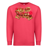 Cardinal it's my birthday Premium Sweatshirt - Zillion Design Studio