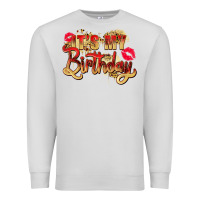 Dove Grey it's my birthday Premium Sweatshirt - Zillion Design Studio