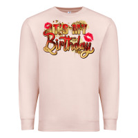 Pale Pink it's my birthday Premium Sweatshirt - Zillion Design Studio