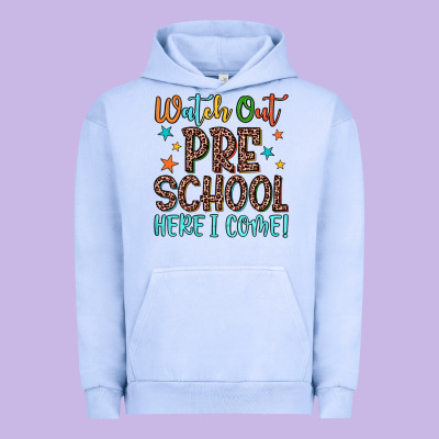 Watch Out Preschool Here I Come! Urban Hoodie Designed By Jahusdesignshop