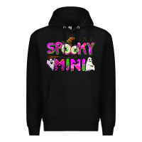 Black spooky mini Premium Hoodie - AdoDesignShop