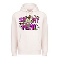 Pale Pink spooky mini Premium Hoodie - AdoDesignShop