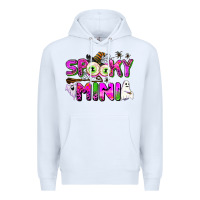 White spooky mini Premium Hoodie - AdoDesignShop