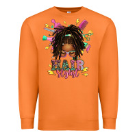 Carrot afro locs hair stylist messy bun tbw Premium Sweatshirt - texasbilliewilder