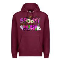 Burgundy spooky mini Premium Hoodie - AdoDesignShop