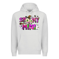 Dove Grey spooky mini Premium Hoodie - AdoDesignShop