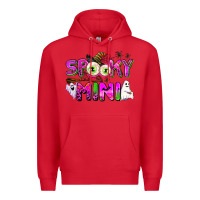 Red spooky mini Premium Hoodie - AdoDesignShop