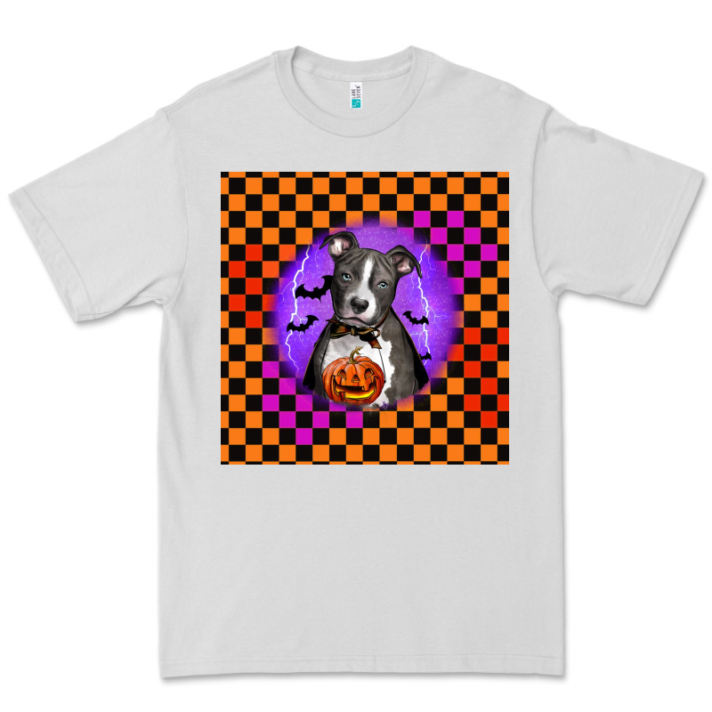 Halloween American Pitbull Terrier Premium Tee by LillyAllenDesigns | Teevron