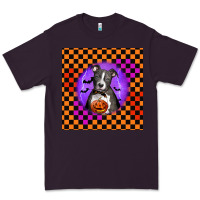 Plum Halloween American Pitbull Terrier Premium Tee - LillyAllenDesigns